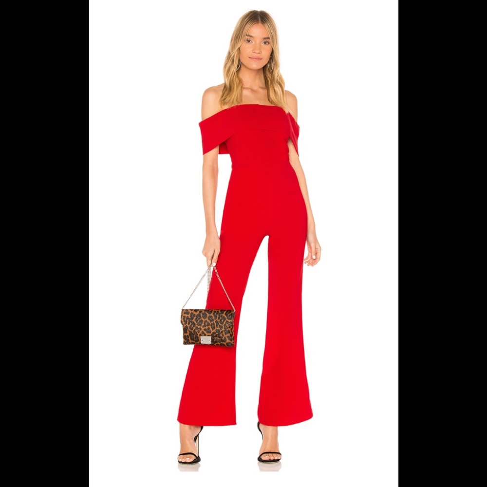 Red jumpsuit